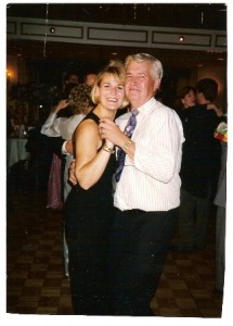 Maria dancing with her Dad