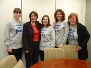 Mandy, Senator Klobuchar, Lisa, Cindy and Brenda, Washington DC