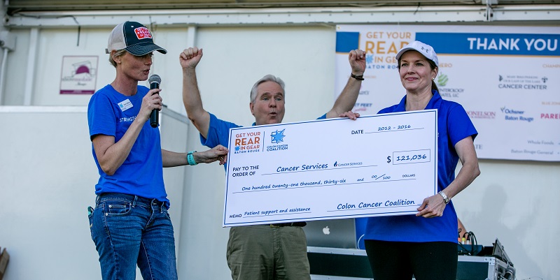 Get Your Rear in Gear Baton Rouge check presentation
