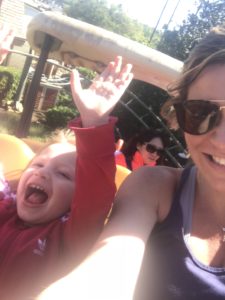 Jen Waller daughter roller coaster mother