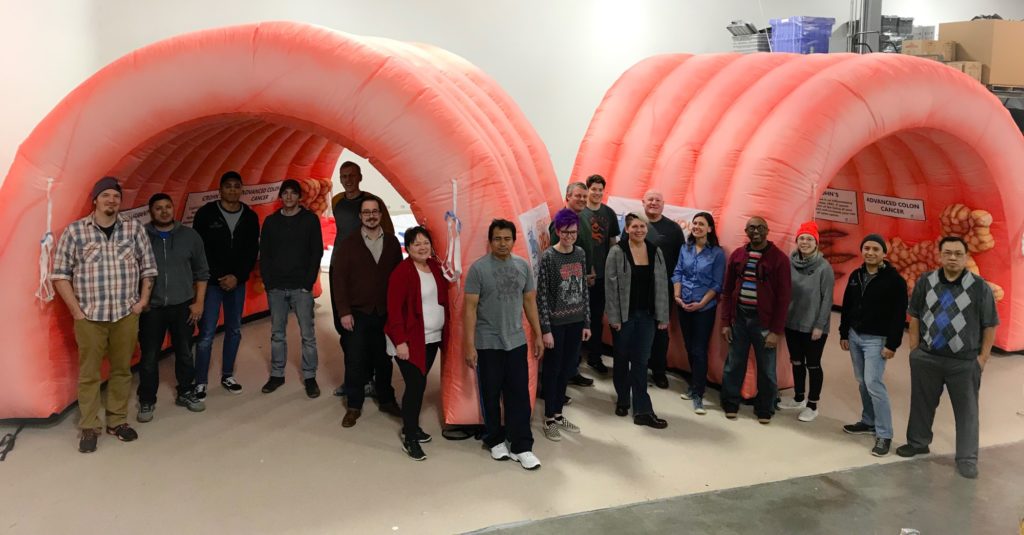 Landmark Creations team with the Stolen Colon replacements