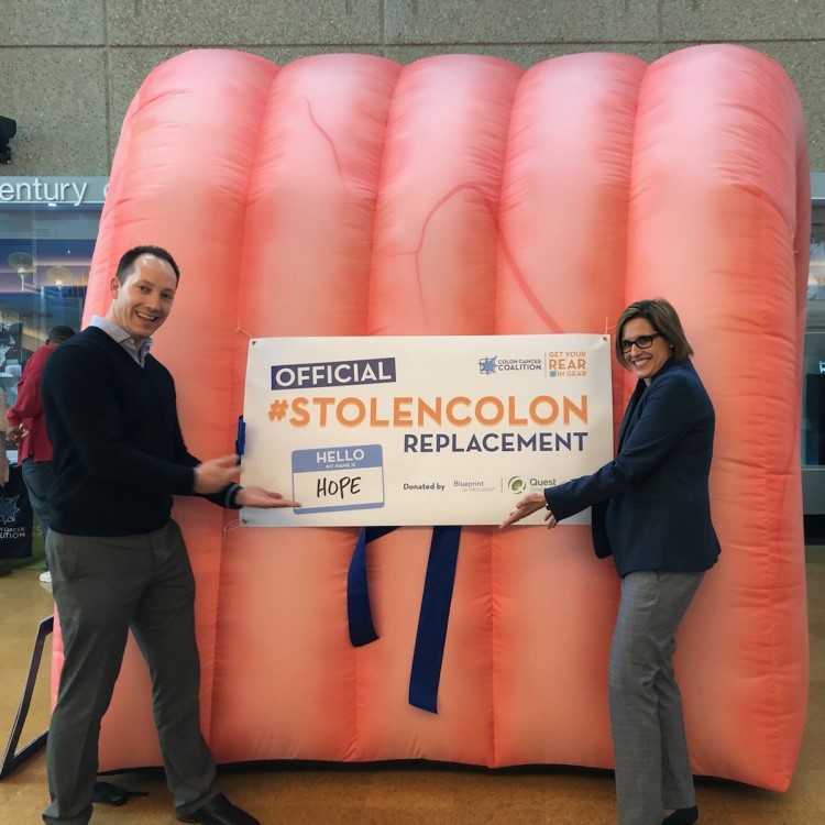 Inflatable colon named HOPE