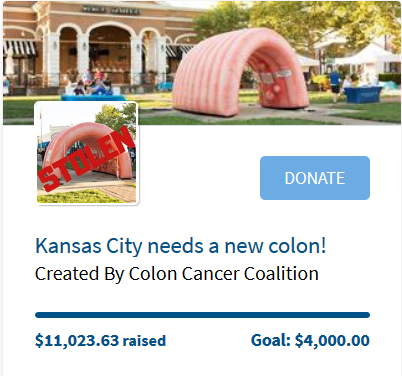Replace the #StolenColon Fundrasing success