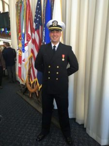 Ben White Navy flight school graduation