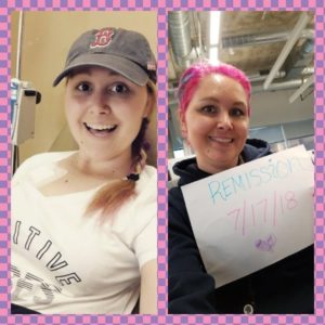 courtney maurer first chemo treatment remission