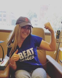 courtney maurer last chemotherapy chemo strong