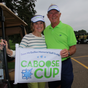 Paula and Dan McQuillen at the Caboose Cup