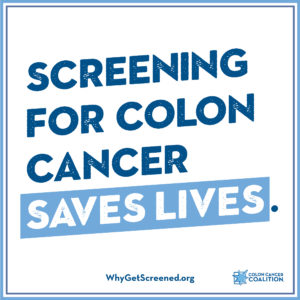 Screening for colon cancer saves lives
