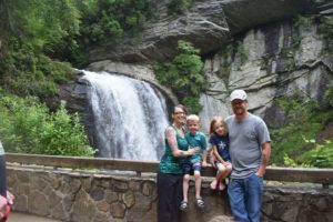 holly mchone family waterfall