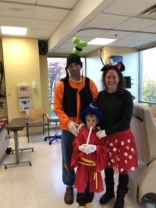 justin vossen family disney hospital visit halloween
