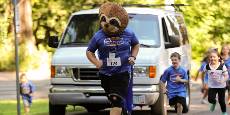 Get Your Rear in Gear Portland sloth start