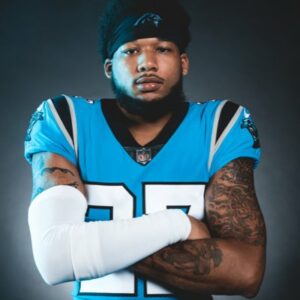 Kenny Robinson, Jr. in Carolina Panthers jersey